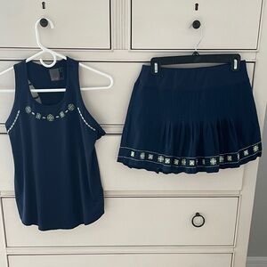 Lucky in Love Tennis Skirt and Top